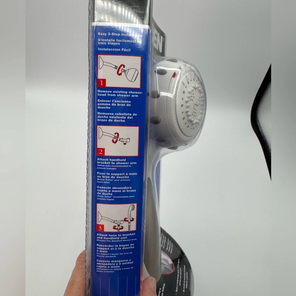 Moen Adler 21030W Hand Shower 8 Function Glacier White 59